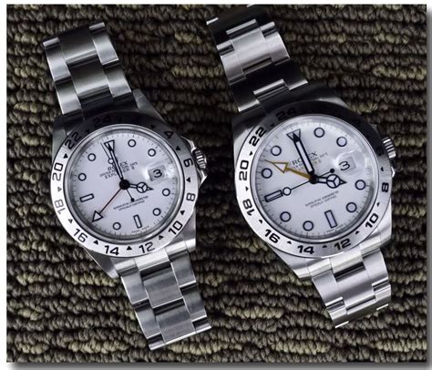 rolex explorer ii 42mm vs 40mm